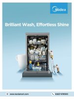 Midea Dishwasher WQP12-5201F (13 Place Setting) - Image 2