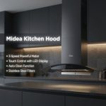 Midea 75V11 30 Inch Kitchen Chimney with strong air suction and thermal auto clean - Image 3