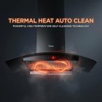 Midea 75V11 30 Inch Kitchen Chimney with strong air suction and thermal auto clean - Image 5