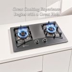 Rizco Gas Burner BHS Vintage 702 LPG – Black Stainless Steel Built-In Gas Hob - Image 2